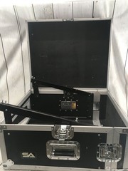 Seismic Audio SAMRC-4U 4-Space Slant Mixer Top Rack Case