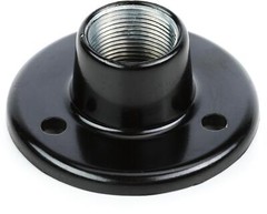 AtlasIED AD-11BE 5/8-inch Female Mic Flange Adapter – Ebony