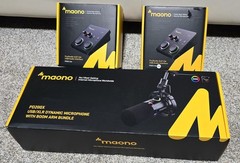 Maono Set Ps22lite Pd200x Open Box Never Used Audio Interface USB Xlr Microphone
