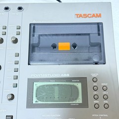 Tascam 488 Portastudio 8-Track Cassette Tape Recorder Vintage Powers On JUNK