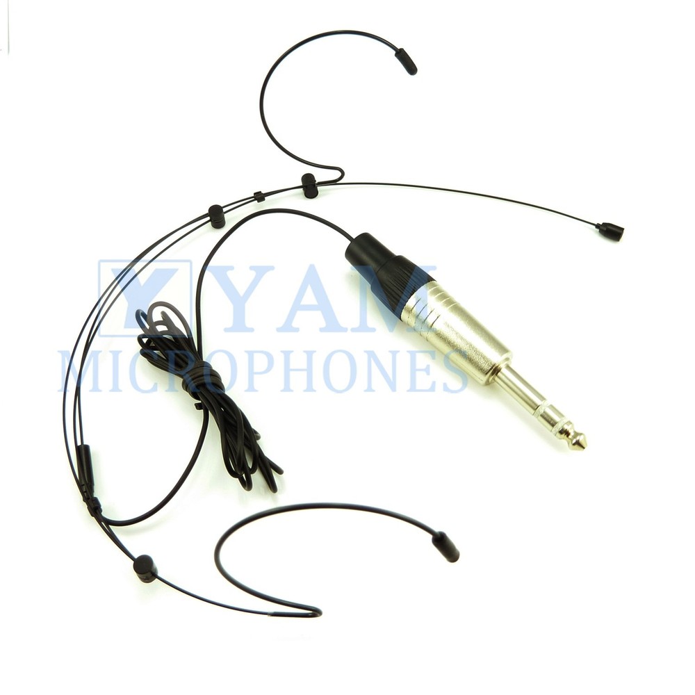 Double Headset mic Yam Black Headworn Mic For Line 6 Wireless XD-V30L XD-V35