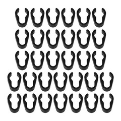 Comprehensive Package of Cable Clips for Various for stand Sizes 32 Pieces