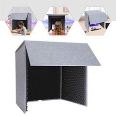 Portable Soundproof Booth for Desktop Recording – Lightweight & Easy to Use