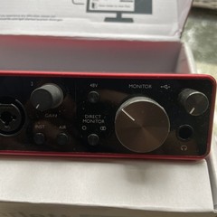 Focusrite Amplifier/Scarlett2I2 Audio Interface- USB 24-Bit/192 kHz
