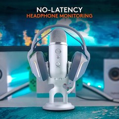 Blue Yeti Professional USB Recording Microphone – Silver In Box