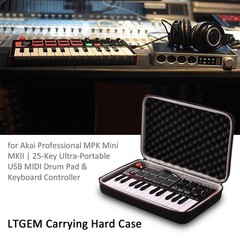 LTGEM Case Compatible with Akai 13.5″ L X 9″ W X 2.8″ H, Black+Grey