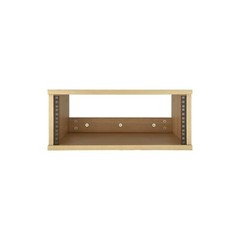 4U Wooden Desktop Studio Rack, Standard Rack for Equipment in Golden Oak Fini…