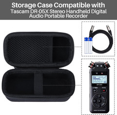 Storage Case Compatible with Tascam DR-05X Stereo Handheld Digital Audio