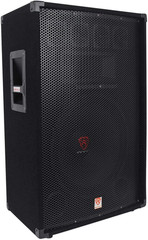 RSG15 Pair 15-In 1500-Watt Peak / 750-Watt RMS 3-Way Passive Dj/Pro PA Speakers,