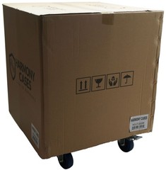 Harmony HCUT2222W Pro Audio Medium 22 x 22 x 22 Utility Road Trunk Case Wheels