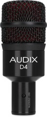 Audix D4 Hypercardioid Dynamic Instrument Microphone (3-pack) Bundle