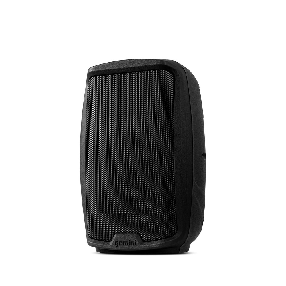 Gemini 30W Powered PA Speaker 8” – Lightweight Active Floor 8 in, Black
