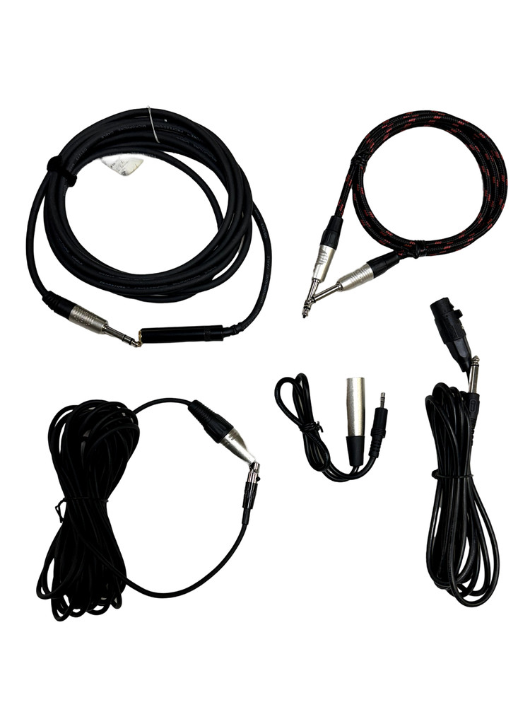 Lot of 5 Studio Quality Branded XLK TRS Audio Cable Connectors, 5 PACK