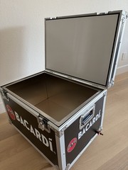 Bacardi Road Case Cooler Trunk w/ Wheels Limited edition