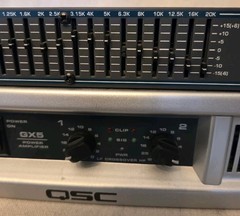 Complete Pro Audio Live Sound Rack: Mackie 1202VLZ4 Mixer, QSC GX5 Amp, Ashly…