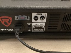 Rockville 800w Powered 4 Channel Mixer/Amplifier w Bluetooth/EQ/Effects