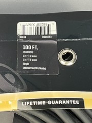 New Livewire Elite 12g Speaker Cable 1/4 in. to 1/4 in. 100 Feet ES100QQ (7E)