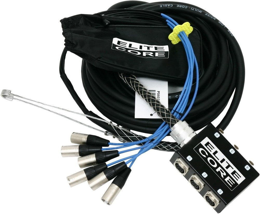 Elite Core 6 Channel 30′ Pro Audio Stage Snake