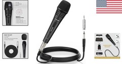 K1 Microphone: High-Sensitivity Handheld Mic with Mute Function and Accessories