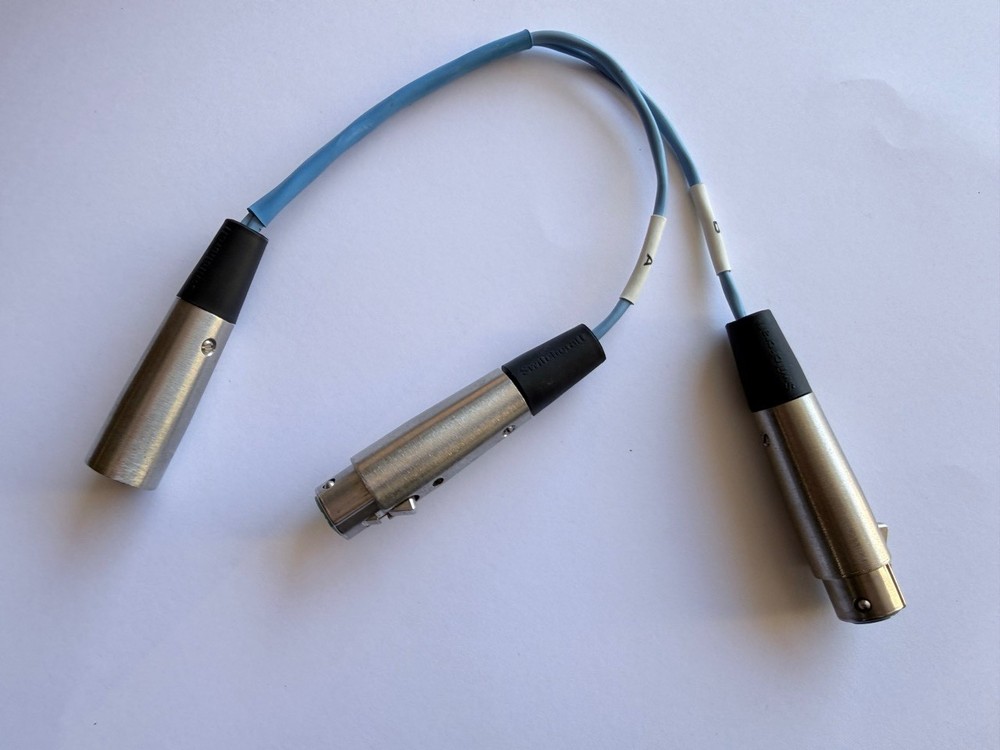 Clear-Com YC-36 Cable Adapter for RS 602 RS 622 – 3 Pin XLR F to 6 Pin XLR M