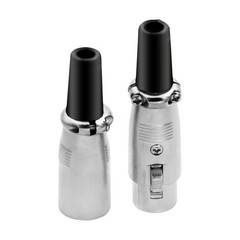 10x/Set XLR 3-Pin Female Male Audio Mic Microphone Adapter Cable Connector Plug