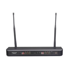 Audio UHF Wireless Microphone System 2CH Handheld Church Dynamic KaraoK Mic KTV