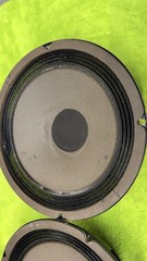 2X 10″ Speaker woofer drivers LOOKS JBL NO BRAND Marked 1970s Work GREAT HEAVY🔥