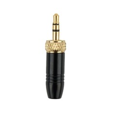 2/4PC 3.5mm Stereo Plug Connectors For Sennheiser Wireless Microphone Cable
