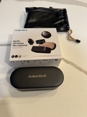 AnkerWork M650 Wireless Lavalier Microphone Pro Noise Cancelling, Sealed