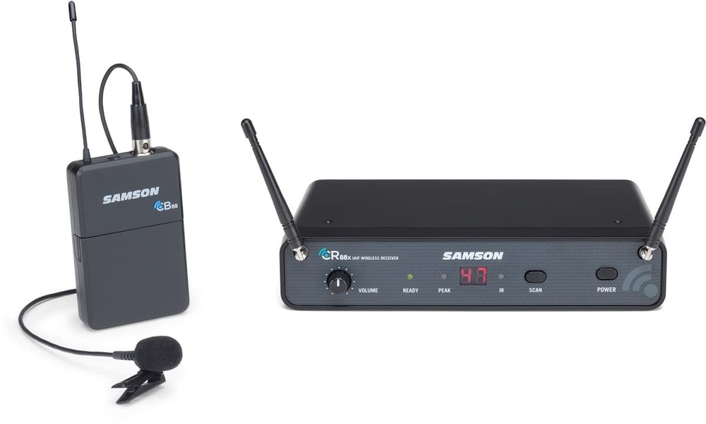 SAMSON Concert 88x Lavaliere Wireless System Presentation, Black
