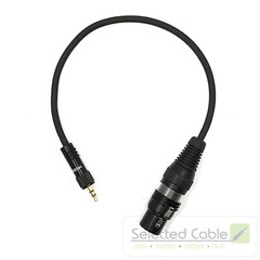 Microphone Cable 10m 3.5mm Mini-Jack Over XLR (W) Trs DSLR Camera Adapter