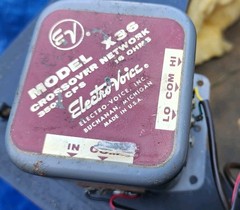 Vintage Electro Voice EV X36 2 way crossover Network Works #1