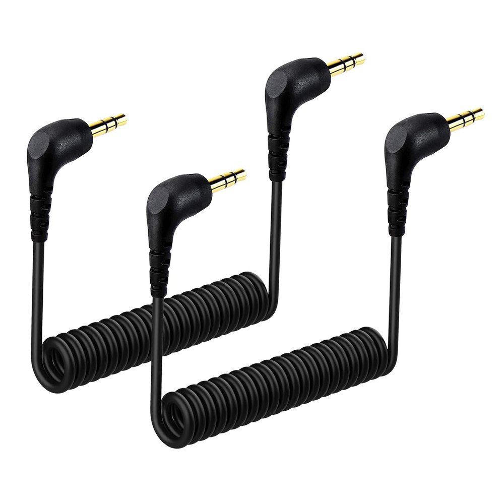 2-Pack 3.5Mm Microphone Cable Compatible with DJI Mic Mini & Hollyland Lark M2S