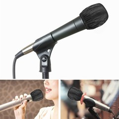 200 Pcs Disposable Microphone Cover Non-Woven Handheld Microphone Windscreen …