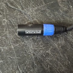 Whirlwind IMP2 1/4″ TRS Male to XLR Female Adapter Cable Black/Blue