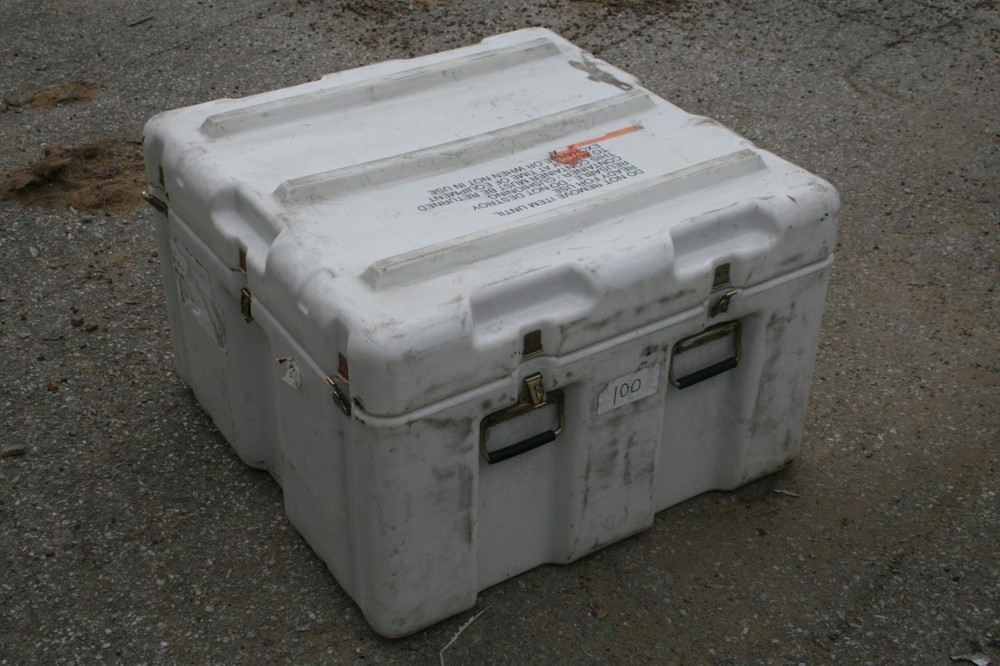 Medical Storage Hard Plastic Storage Case Crate 30″ x 30″ x 19″ Stackable