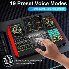 Podcasting Kit with Built-in Noise Reduction & Voice Effects