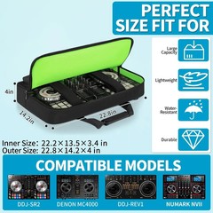 IBVIVIC DJ Controller Case Bag, Fits for DDJ-REV1/DDJ SR/SR2/Denon MC4000/Num…