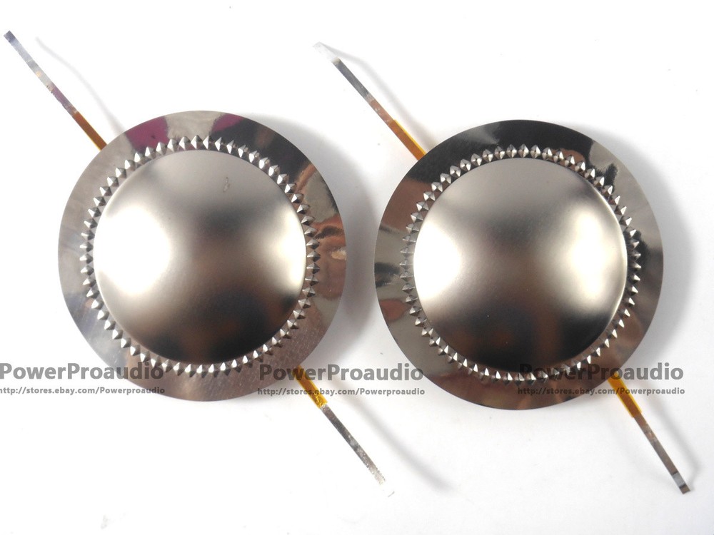 2x 1 3/4 in 4.4mm Aluminium flat Wire Dome Diaphragm Tweeter Voice Coil