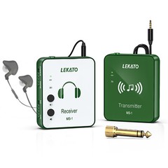 LEKATO Wireless in-Ear Monitor System 2.4G Stereo Wireless IEM System for Live