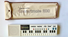 Realistic Concertmate 200 Electronic Keyboard Synthesizer Tested, with case