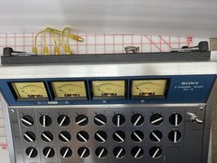 Sony MX-16 mixer, vintage, complete with working VU meters