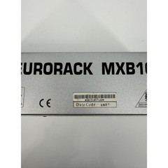 Behringer Eurorack MXB1002 10-Channel Battery Powered Mic Line Mixer Silver
