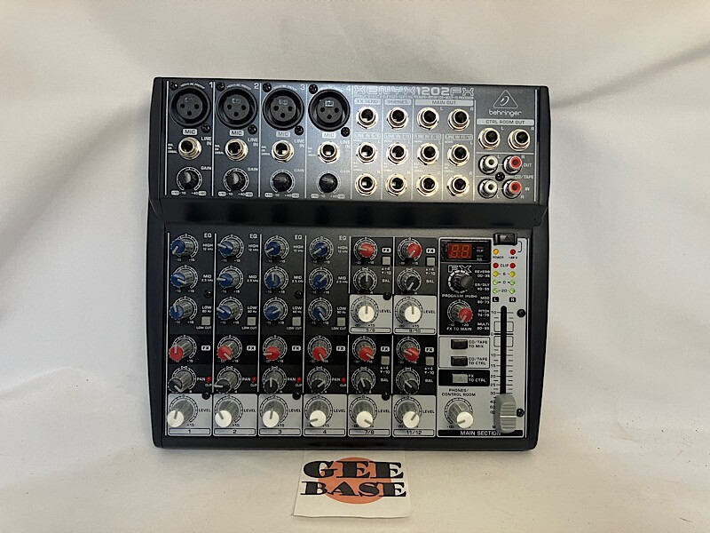 Behringer XENYX 1202FX 12 CH Mixer with Effects Confirmed Operation Free Ship