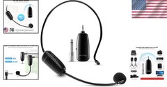 High Sensitivity UHF Wireless Microphone System – Perfect for Karaoke & More