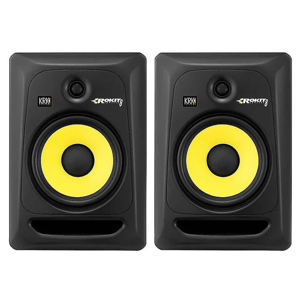 KRK ROKIT 8″ Classic Powered Active Studio Monitor Speaker ROKIT RP8G3 BRANDNEW!