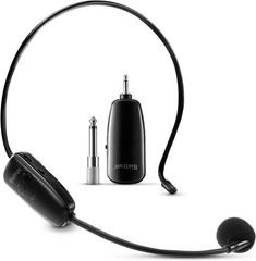 Easy-to-Use Wireless Mic System, 400mAh Battery, 6 Hours