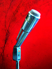 Vintage 1960’s Electro Voice 664 dynamic cardioid microphone w stand PROP