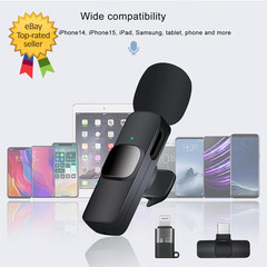 Professional Wireless Lavalier Microphone Ipad Android Phone Content Creators