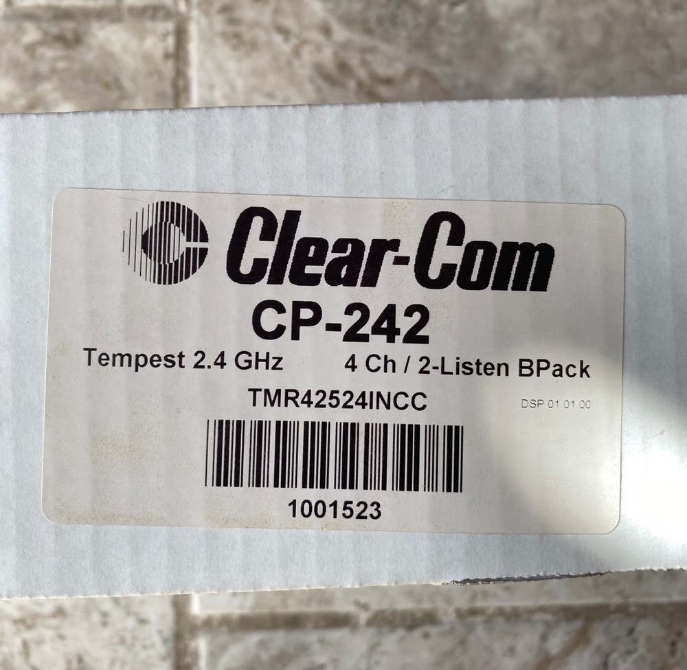 Clear-Com CP-242 Tempest 2.4 GHz 4 Channel BeltStation